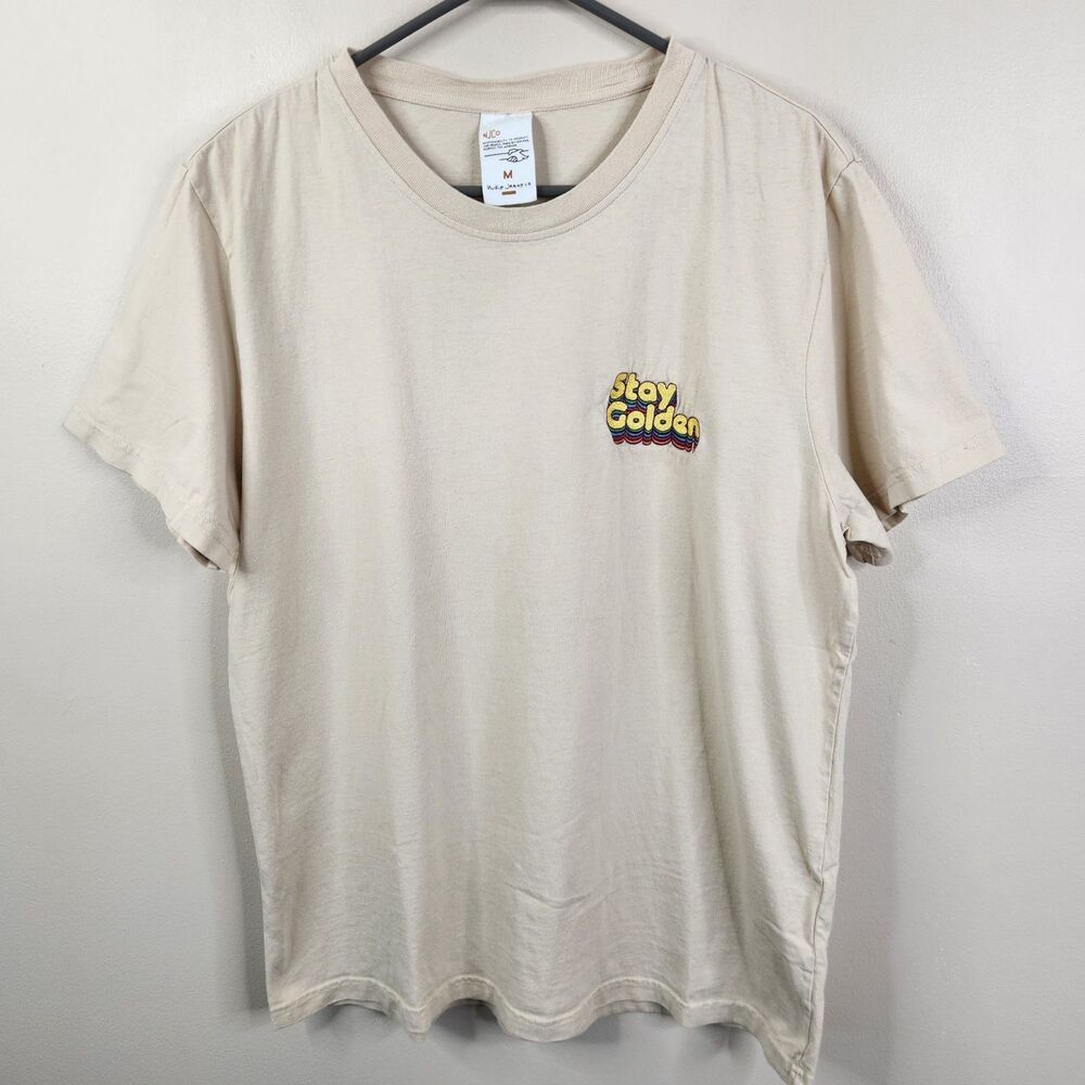 Nudie Jeans Mens Roy Stay Golden Short Sleeve Crew Neck Tee Shirt Medium